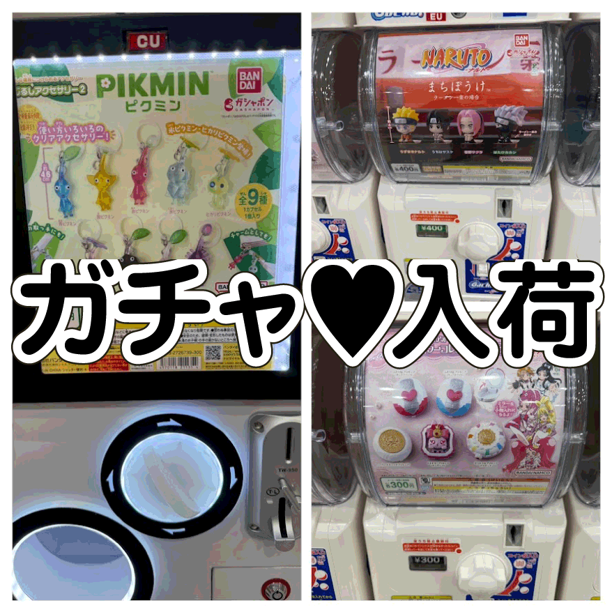 ☆ガチャガチャ 入荷✨🎯【ピクミン めじるしアクセサリー2】【NARUTO