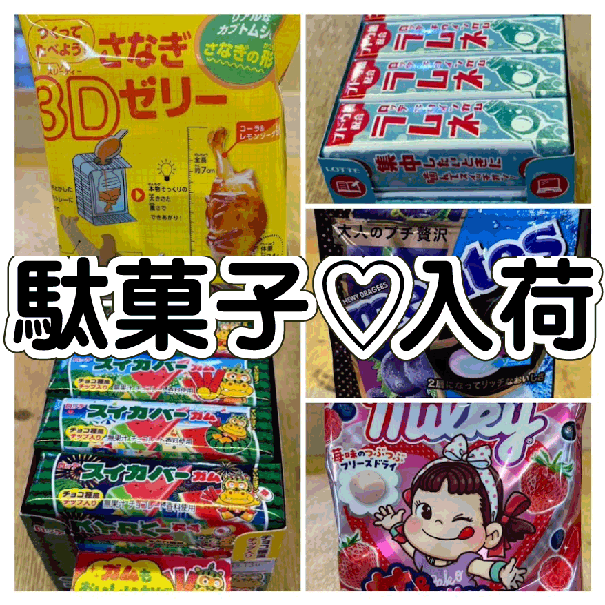☆駄菓子 入荷✨🍬【さなぎ3Dゼリー🐛】【スイカバーガム