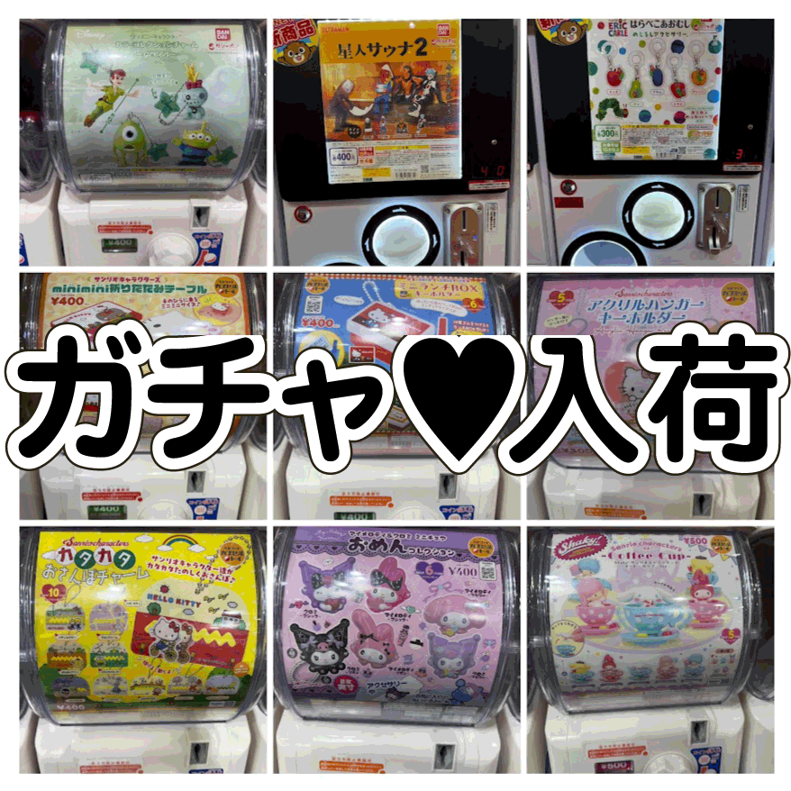 ☆ガチャガチャ 入荷✨🎯【♥どんどん♥ドシドシ♥入荷中♥】#お宝発見