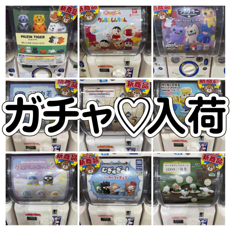 ☆ガチャガチャ 入荷✨🎯【今週も大量大量♫】#お宝発見岡山店 | お宝